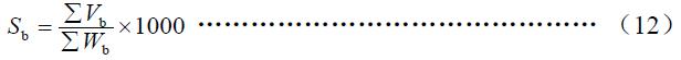 噸原料耗水按式（12）計算。